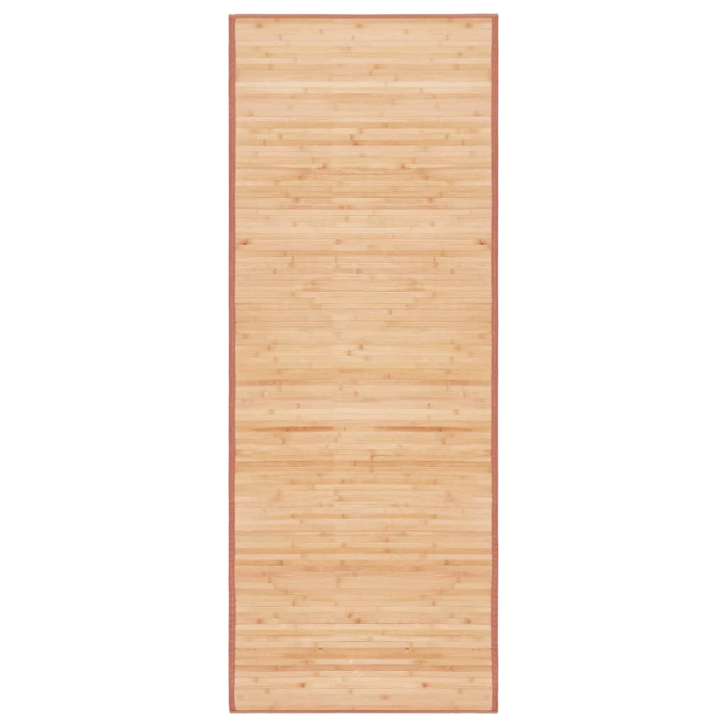 Tapete de bambu 80x200 cm castanho