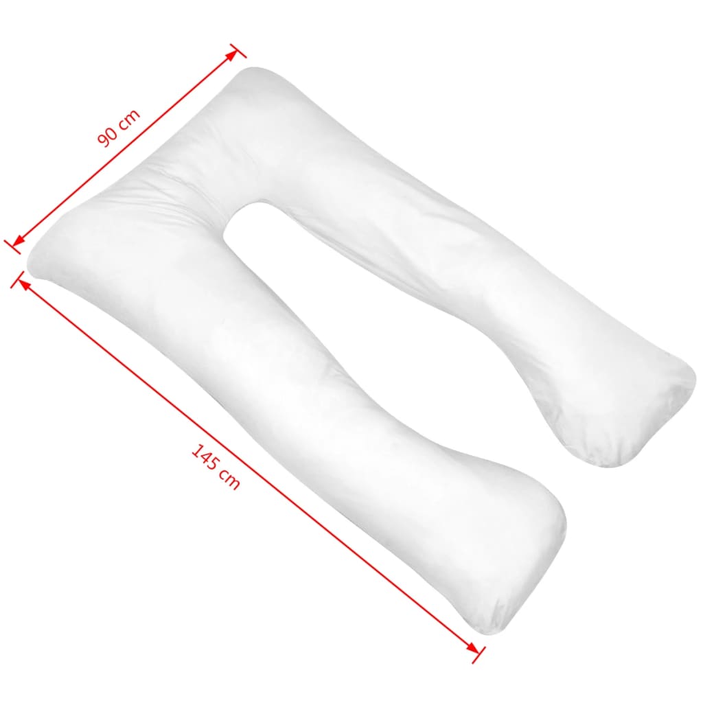 Almofada de gravidez 90x145 cm branco - Image 4