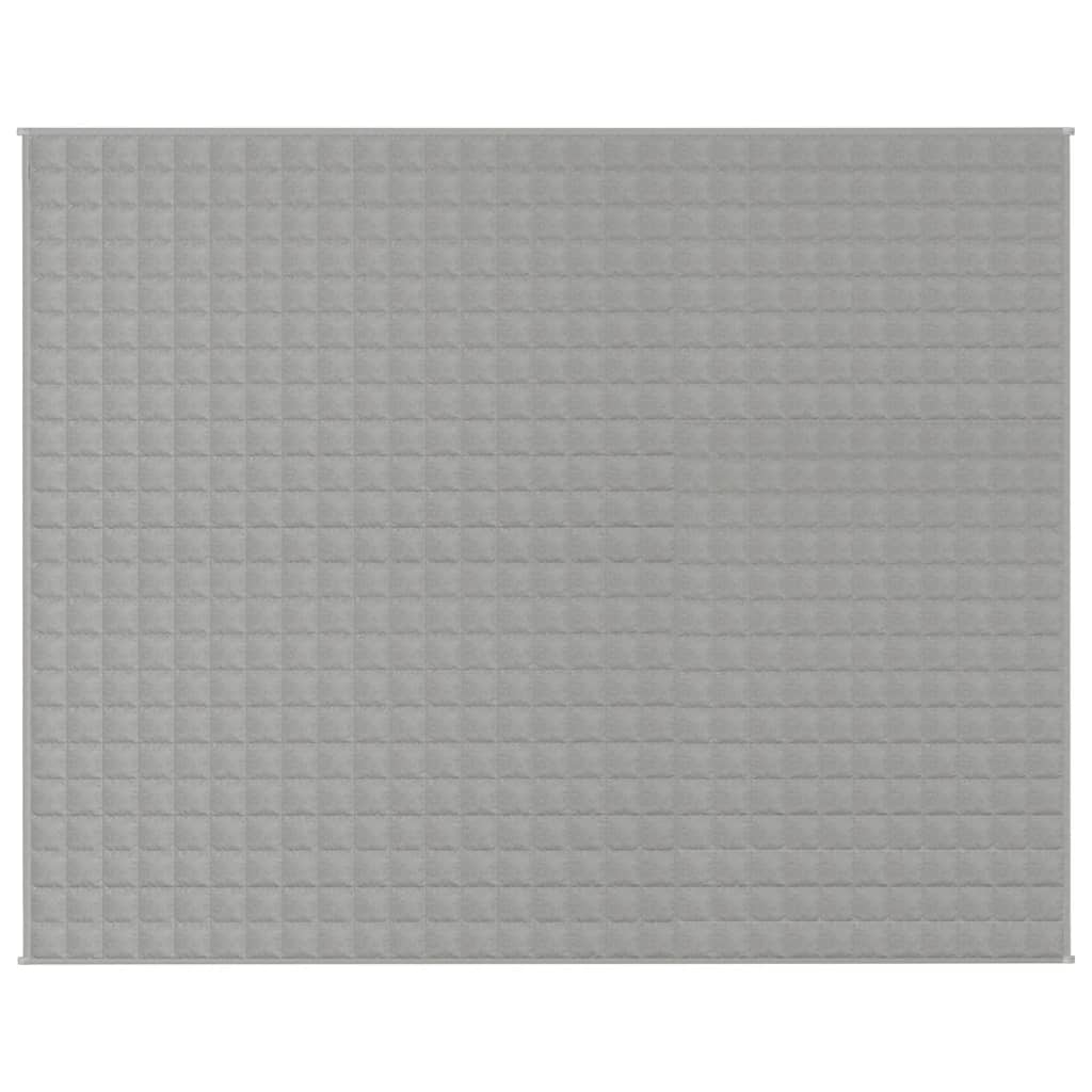 Manta pesada 11 kg 235x290 cm tecido cinzento - Image 2