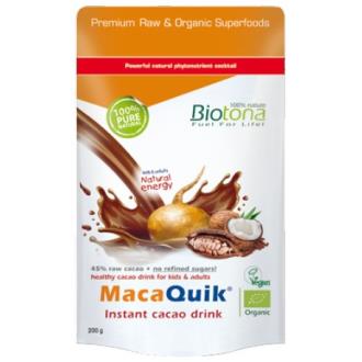 MACAQUIK instant cacau drink 200gr. BIO