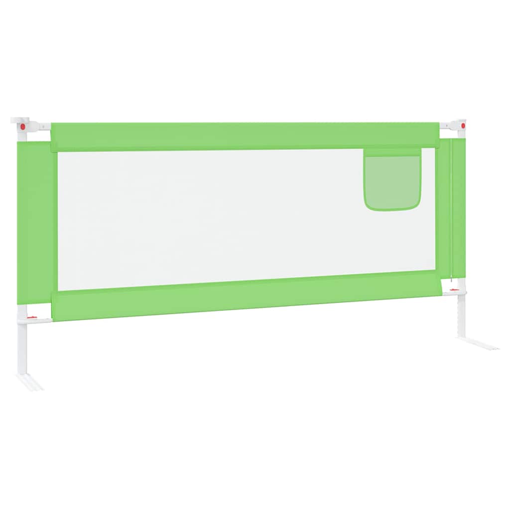 Barra de segurança p/ cama infantil tecido 200x25 cm verde - Image 3