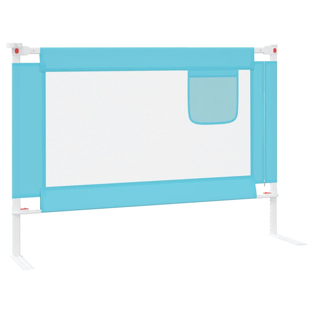 Barra de segurança p/ cama infantil tecido 90x25 cm azul - Image 3