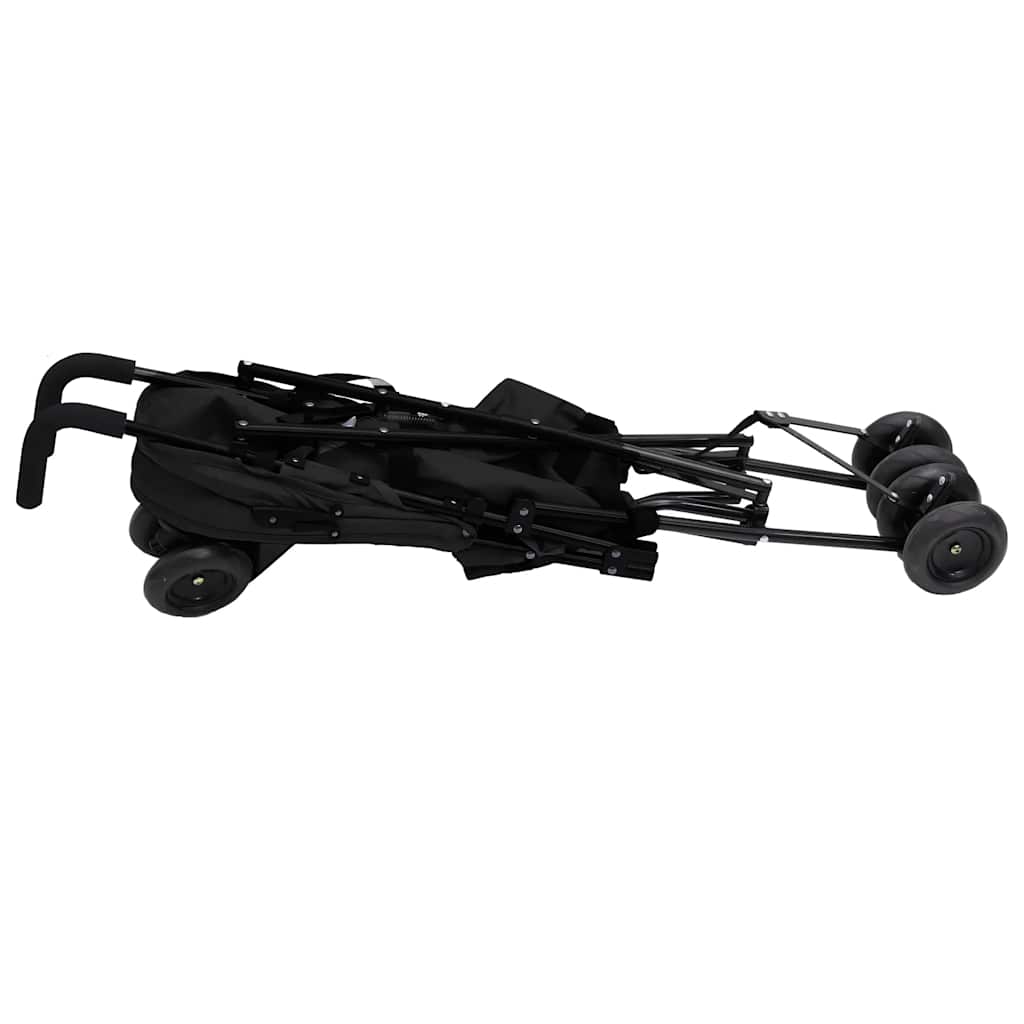 Carrinho de bebé aço antracite e preto - Image 6